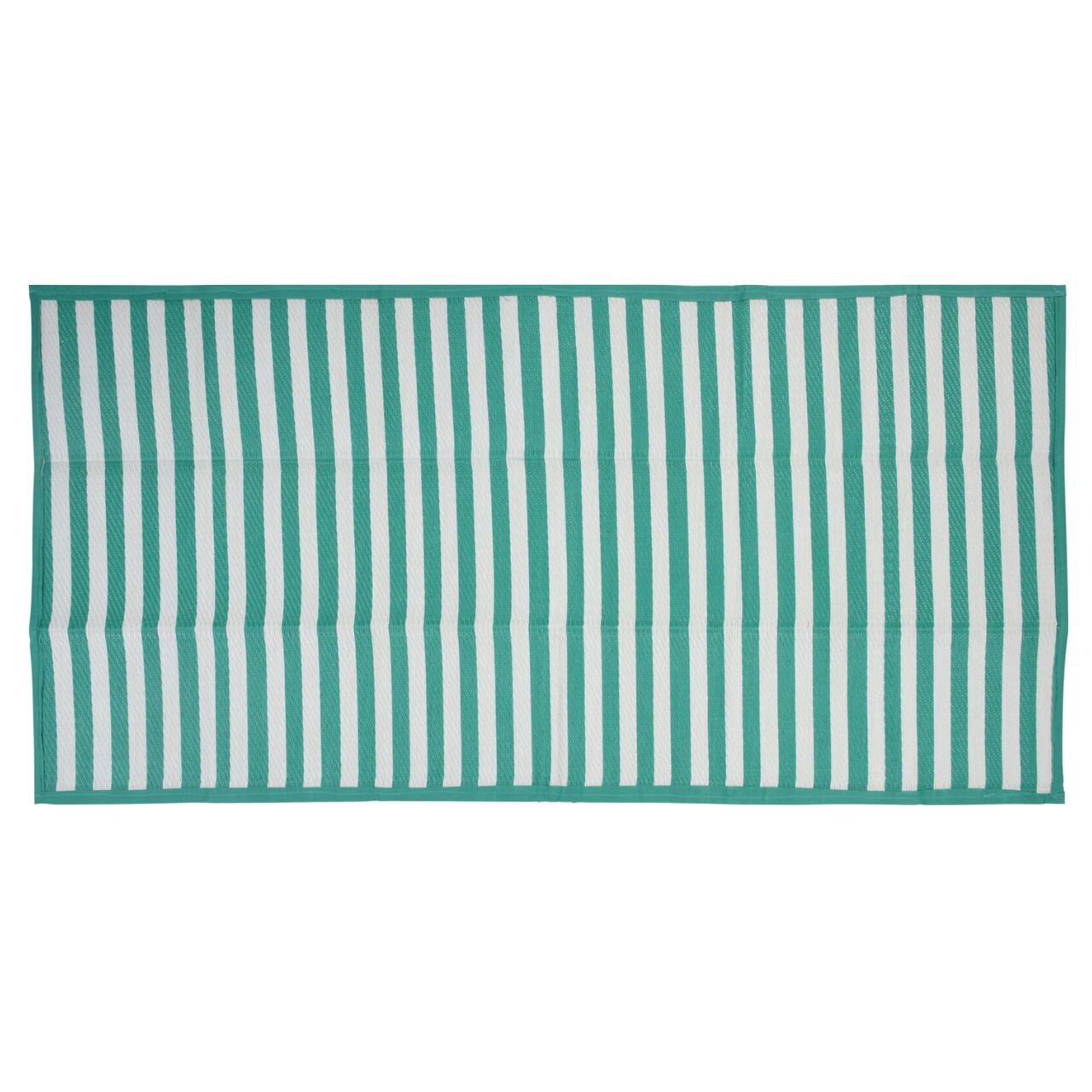 Patura pentru picnic Stripes, pliabila, 90x180 cm, polipropilena, turcoaz - imagine 3